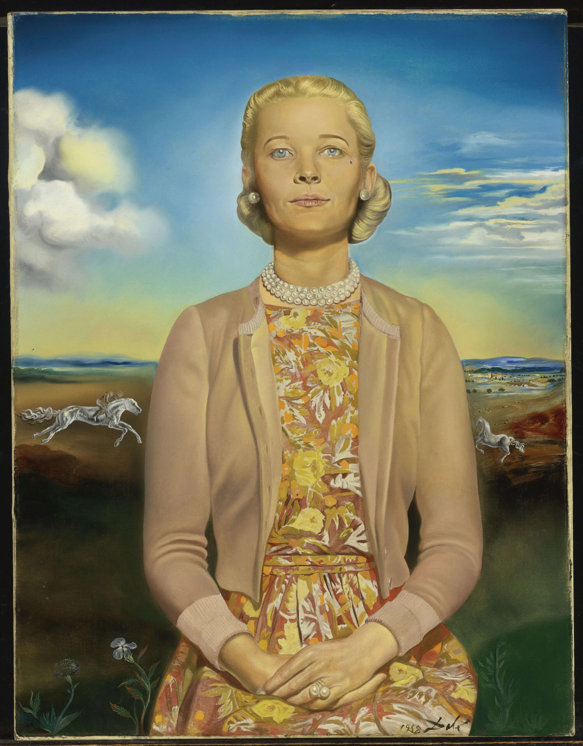"Portrait de Madame Winston Frederick Churchill Guest, née Lucy Douglas Cochrane" by Salvador Dalí