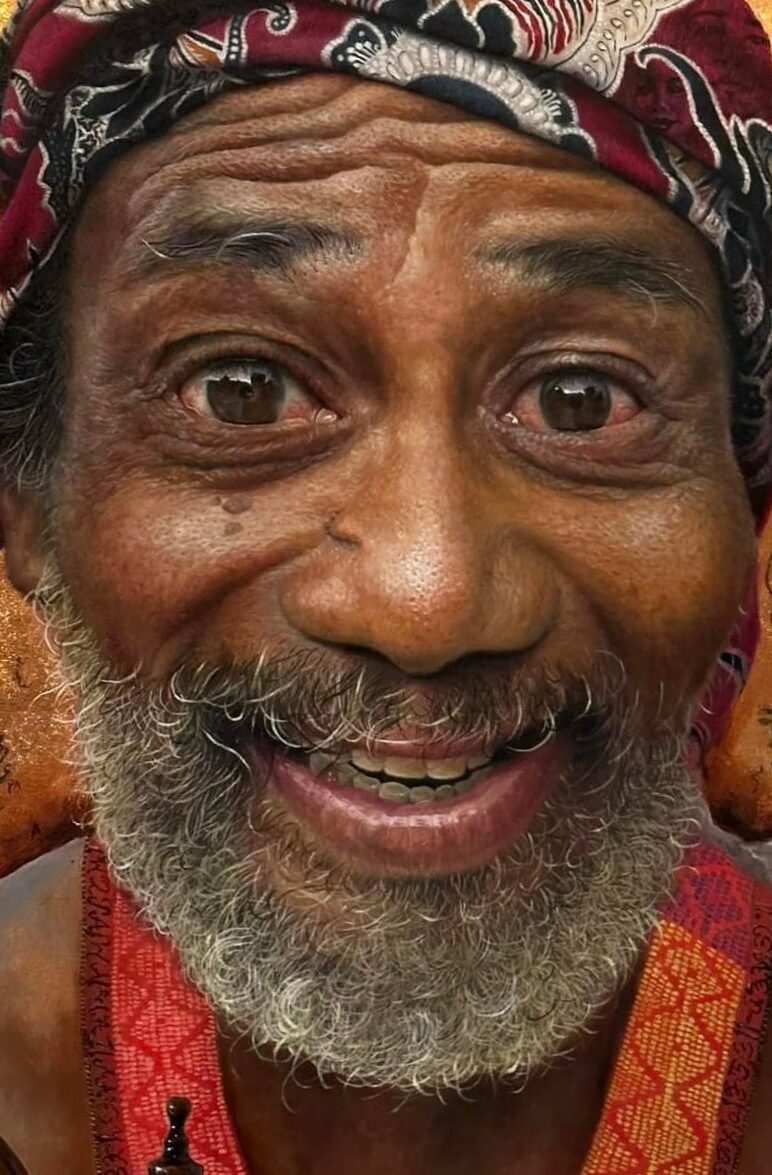 Vitor's "Hulagway sa Kalipay" (2022, oil on canvas)