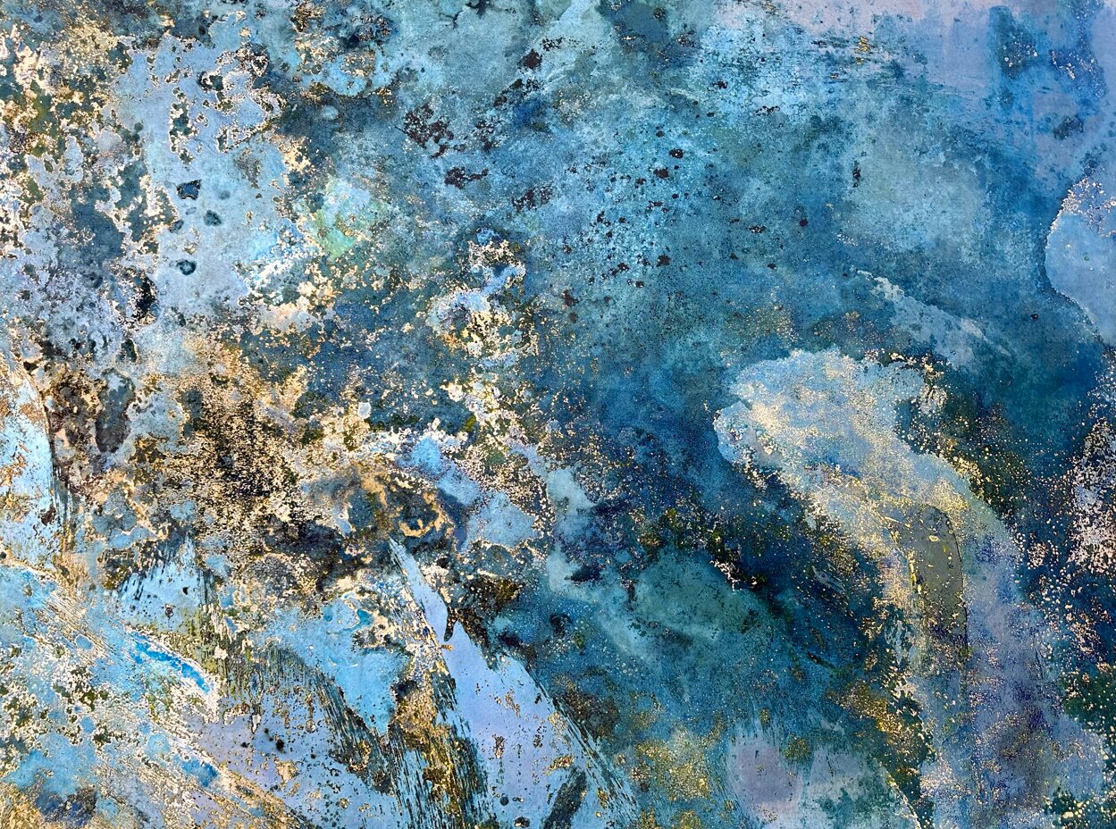 Close-ups of Godin's works