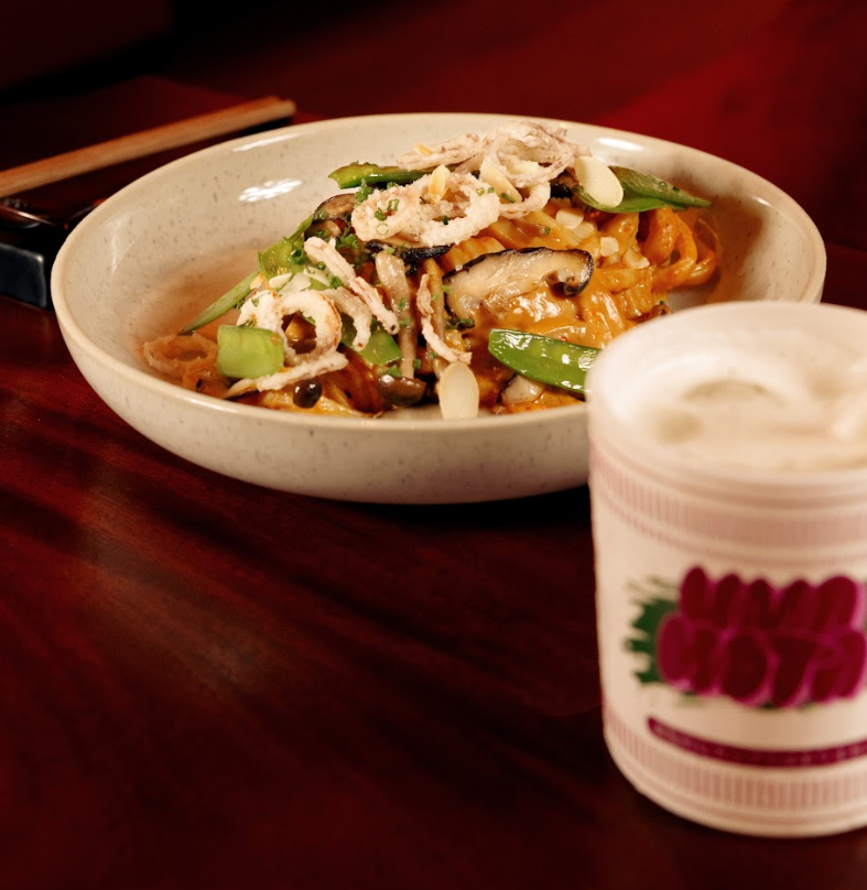 Uma Nota Udon with Cup Noodle Cocktail