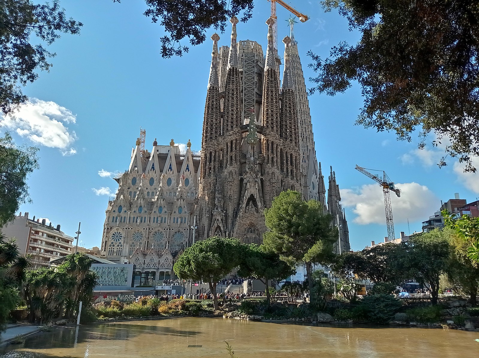 The Sagrada Familia in Barcelona, Spain