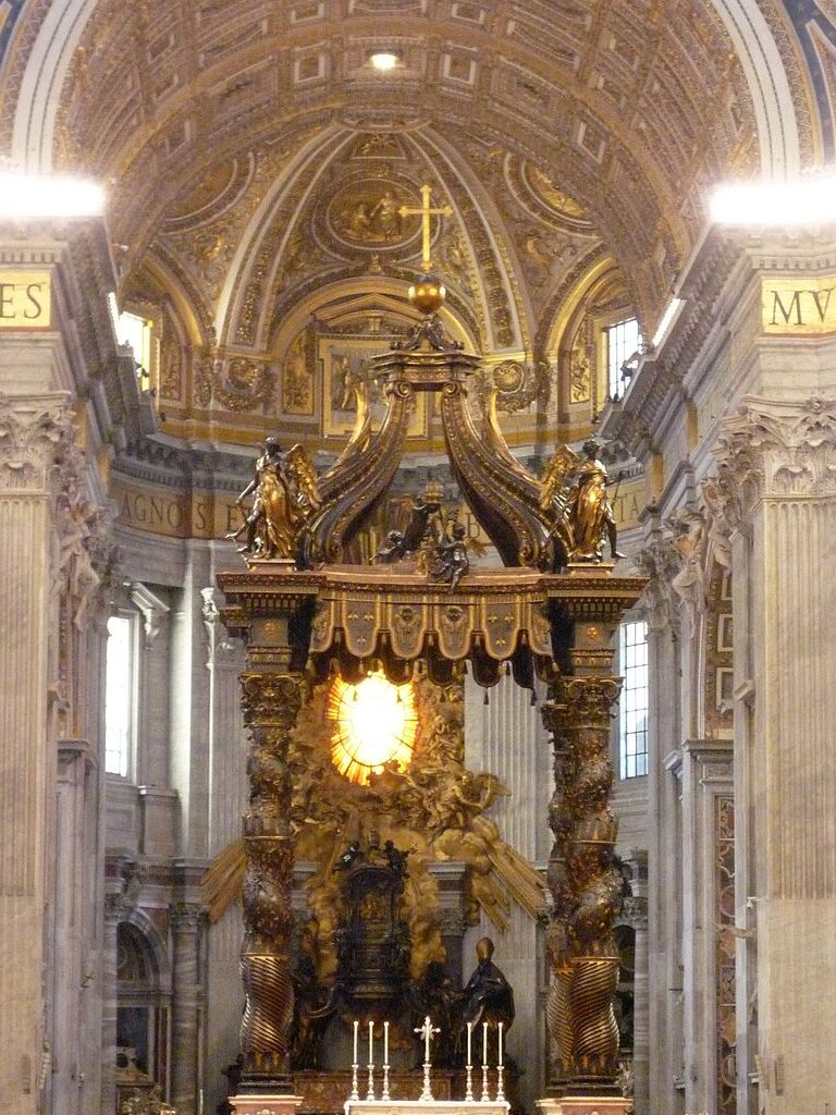 Bernini’s baldachin will undergo restoration efforts this year