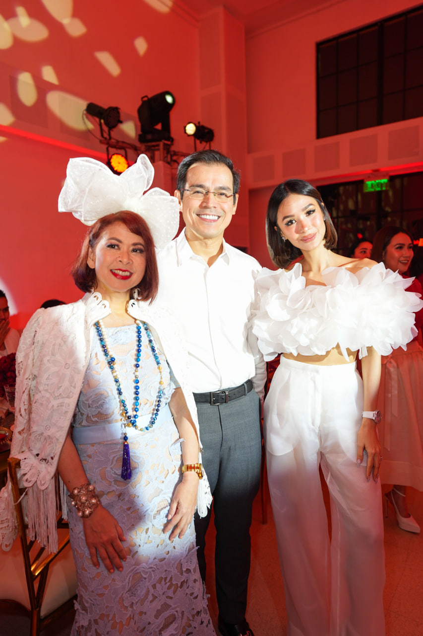 Heart with (left) Tessa Prieto and (center) Isko Moreno