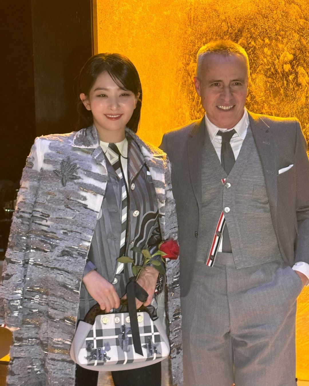 Red Velvet's Seulgi with Thom Browne