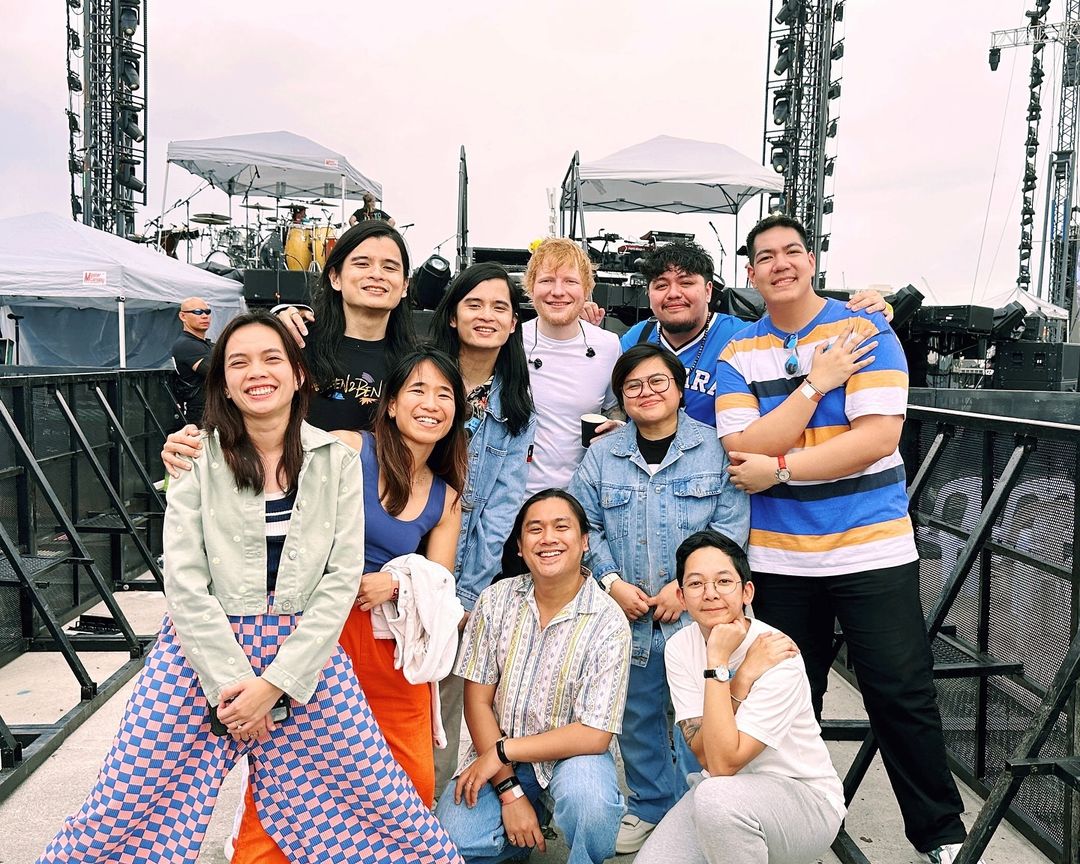 Filipino band Ben&Ben with Ed Sheeran
