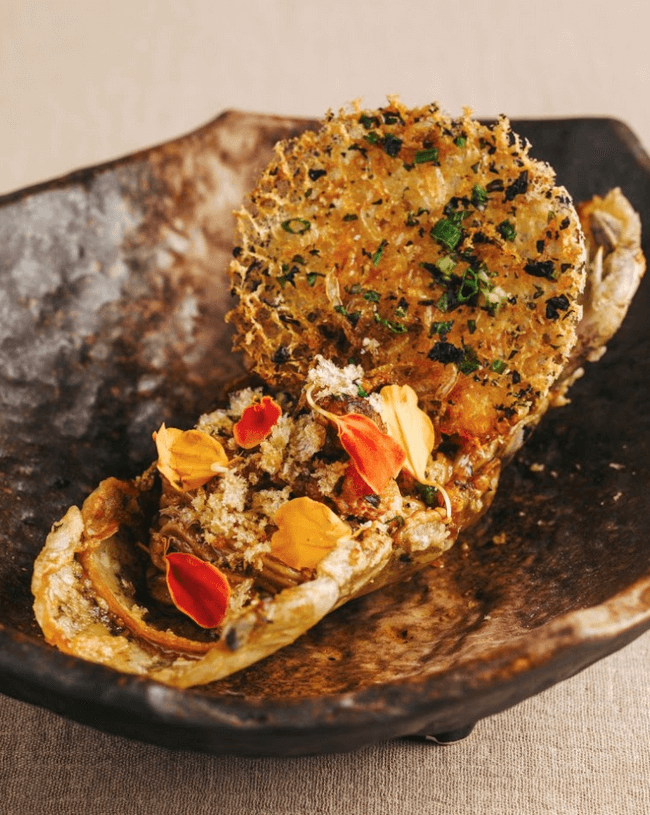 LEFT: Sea Mantis; RIGHT: Ube in Three Textures