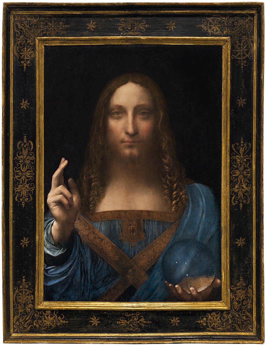 Leonardo da Vinci’s Salvator Mundi sold for $450 million at Christie’s Auctions in 2017