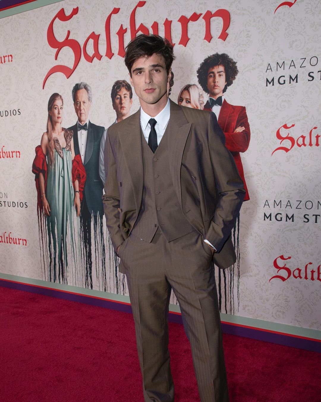 Jacob Elordi at the Los Angeles premiere of Saltburn