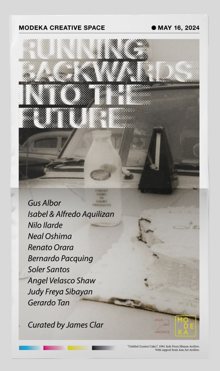 The official poster for “Running Backwards Into the Future”