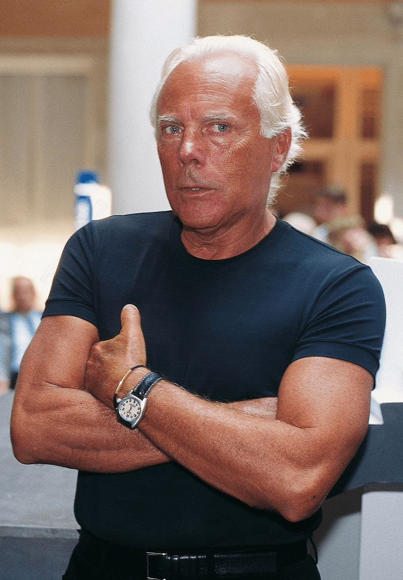 Giorgio Armani and the late Gianni Versace had a well-known rivalry in the fashion world. 