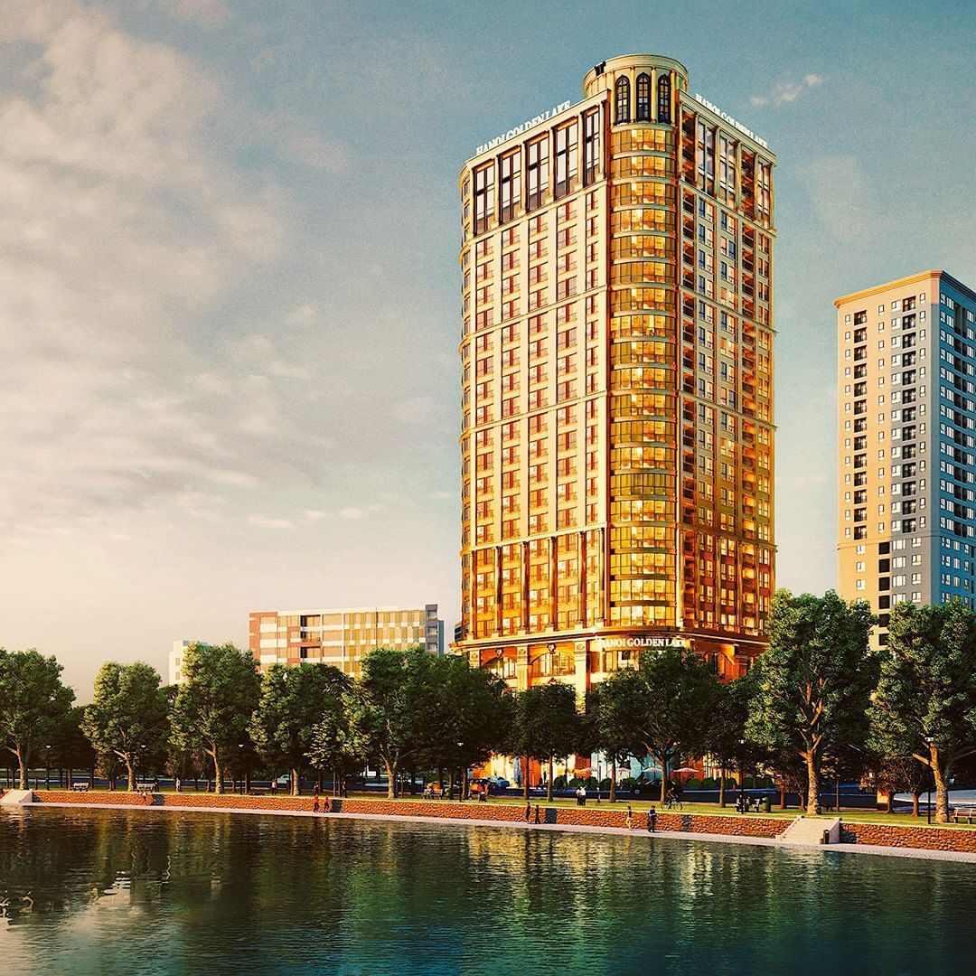 Dolce by Wyndham Hanoi Golden Lake Hotel has gold palatial exteriors and amenities