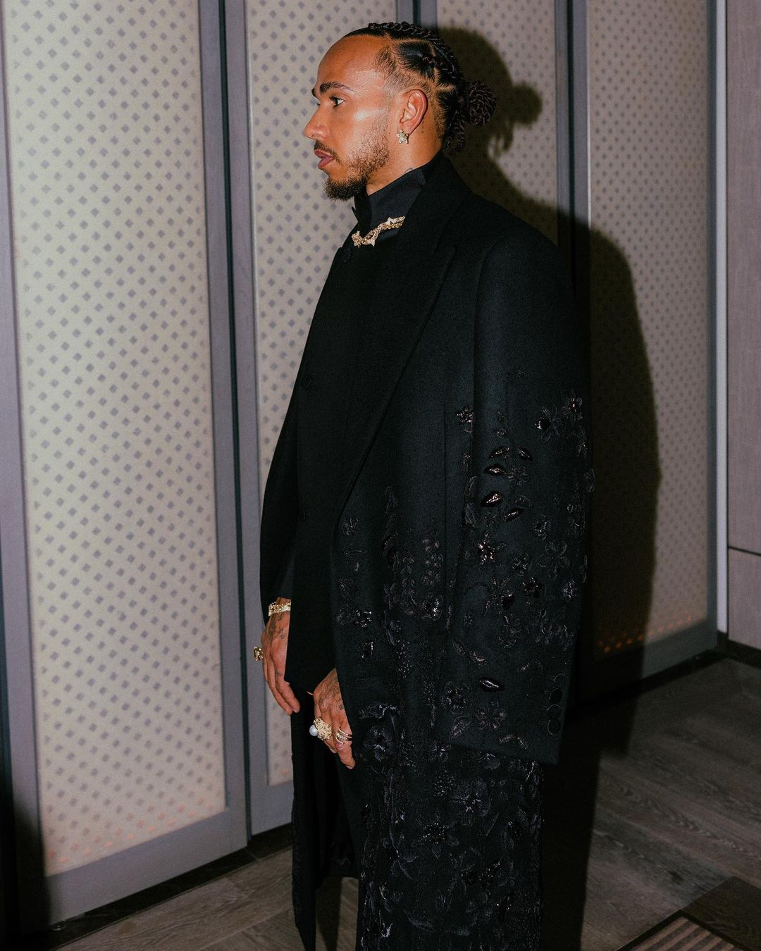 Lewis Hamilton's look for the Met Gala