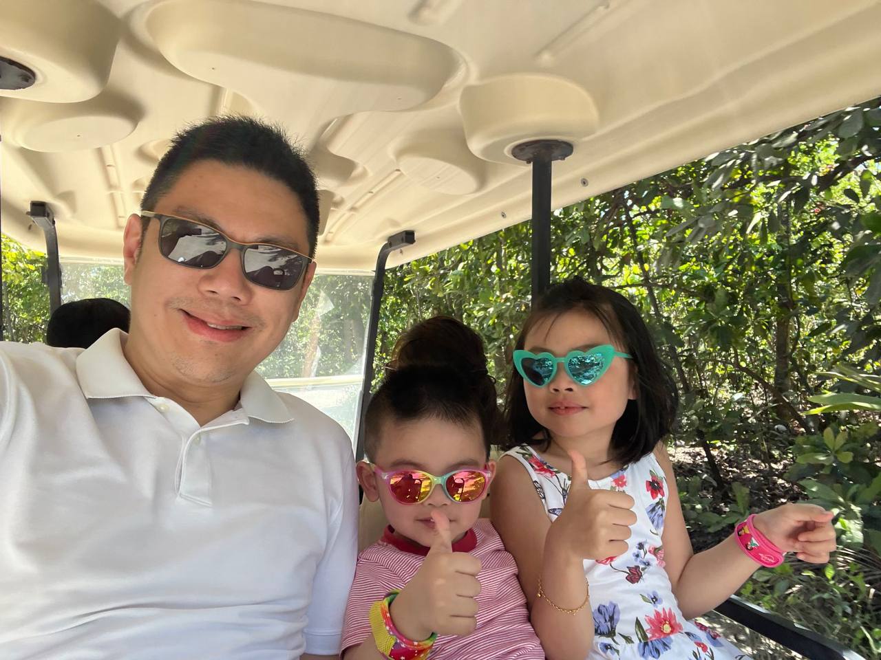Brian Hontiveros delights in quality time with his children