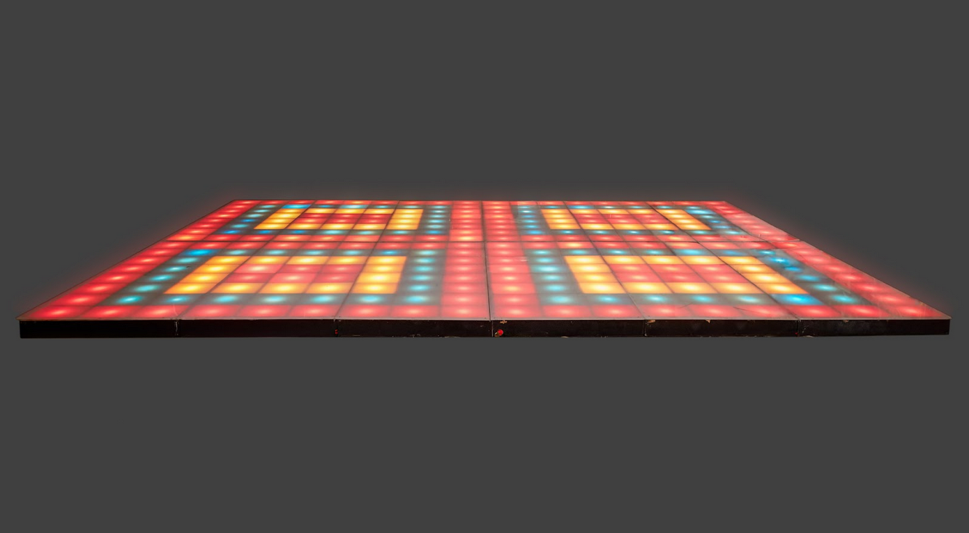 The dance floor from "Saturday Night Fever"