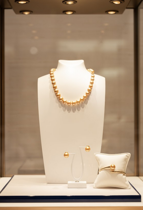 A showcase of Jewelmer’s exquisite designs on display at their new boutique