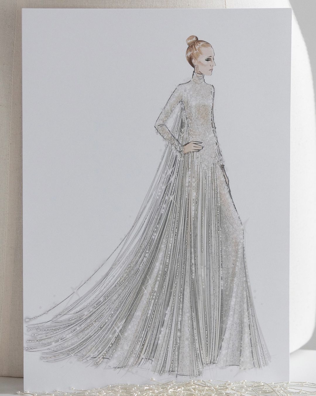 Dior behind the scenes in the making of Dion's Opening Ceremony dress