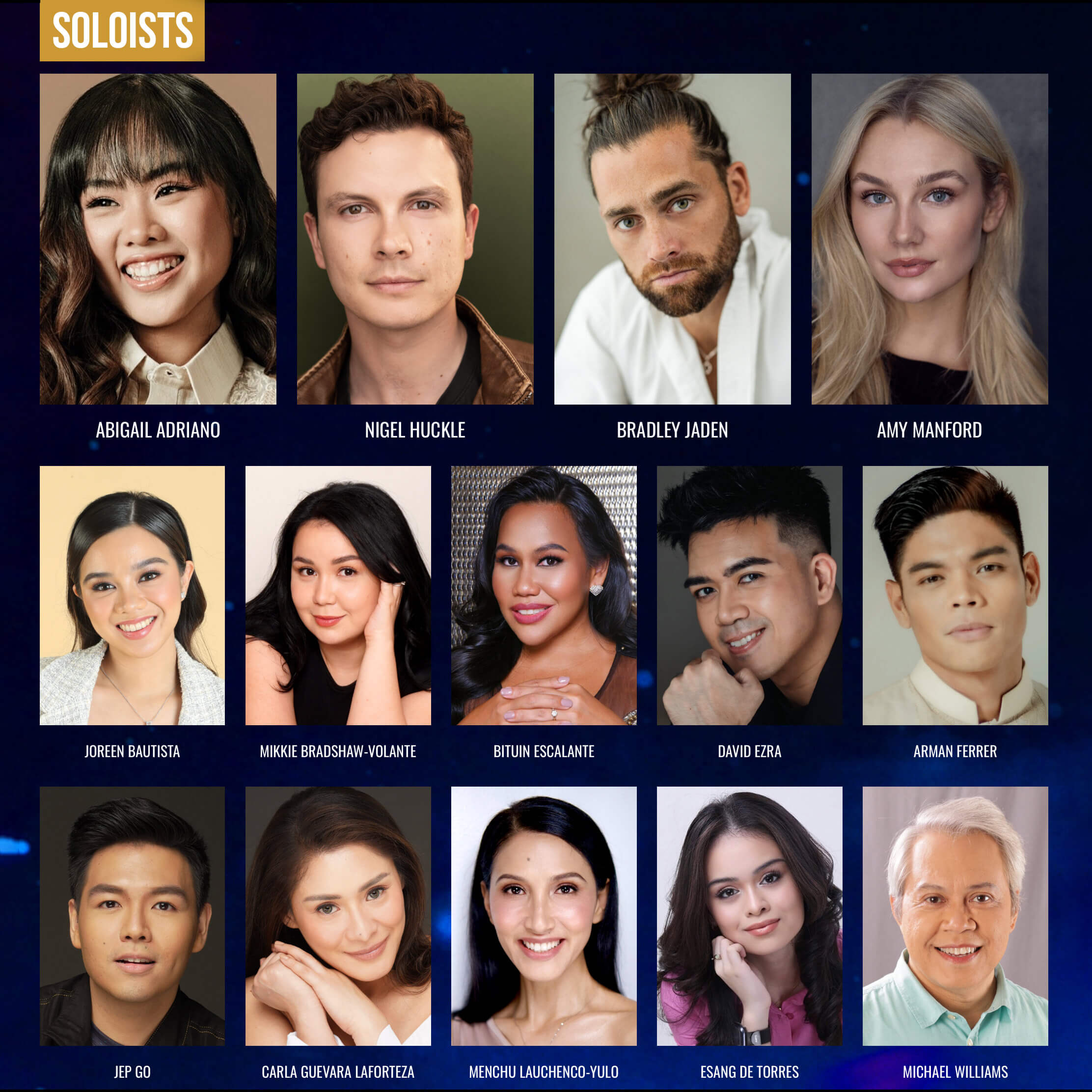 The soloists behind the upcoming “Do You Hear The People Sing?”