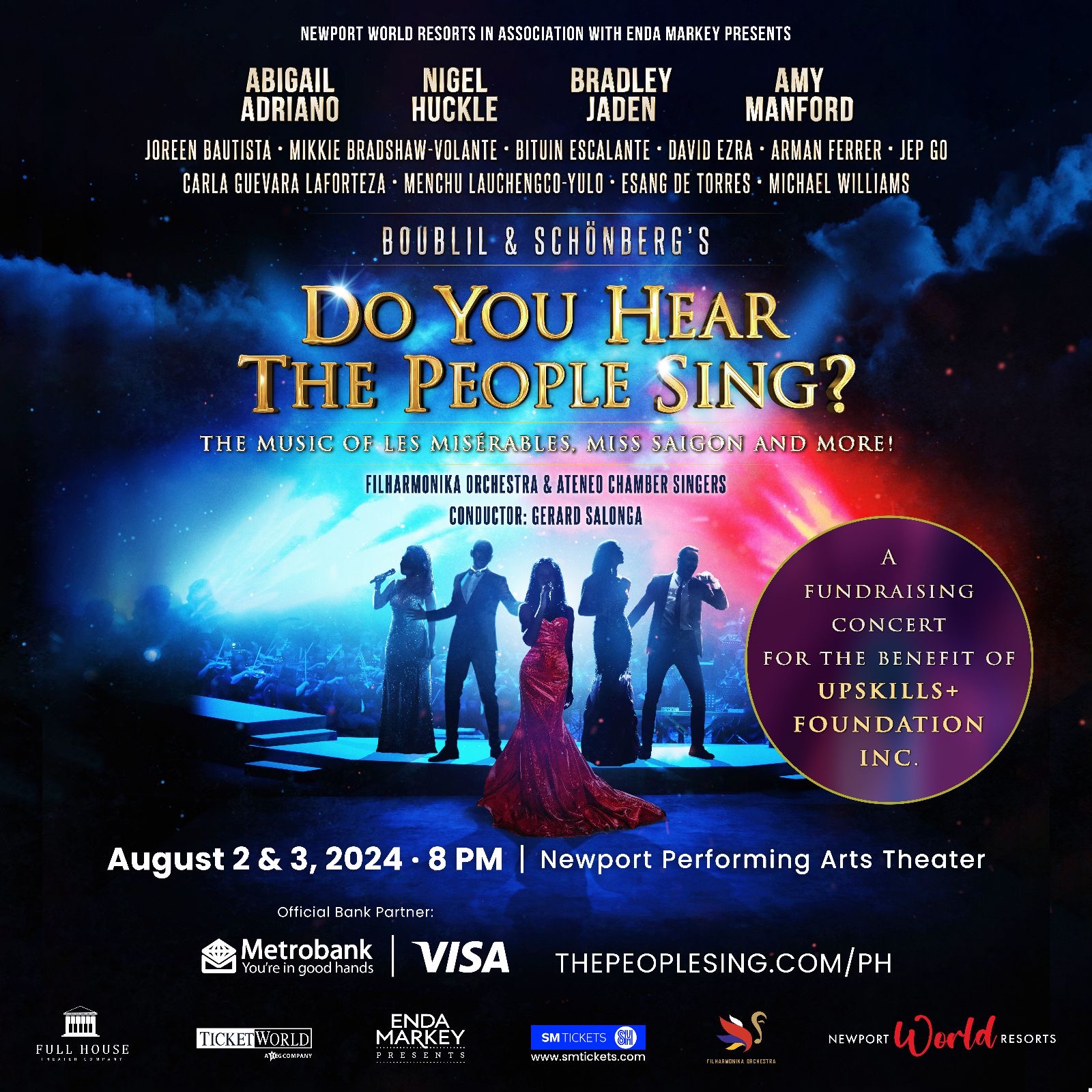 A poster for the 2024 Philippine leg of “Do You Hear The People Sing?”