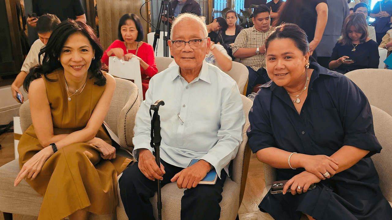 L-R: CCP President Kaye Tinga, CCP Chairman Jaime Laya, CCP Vice Chairman Carissa Coscolluela/Photo by Pepper Teehankee