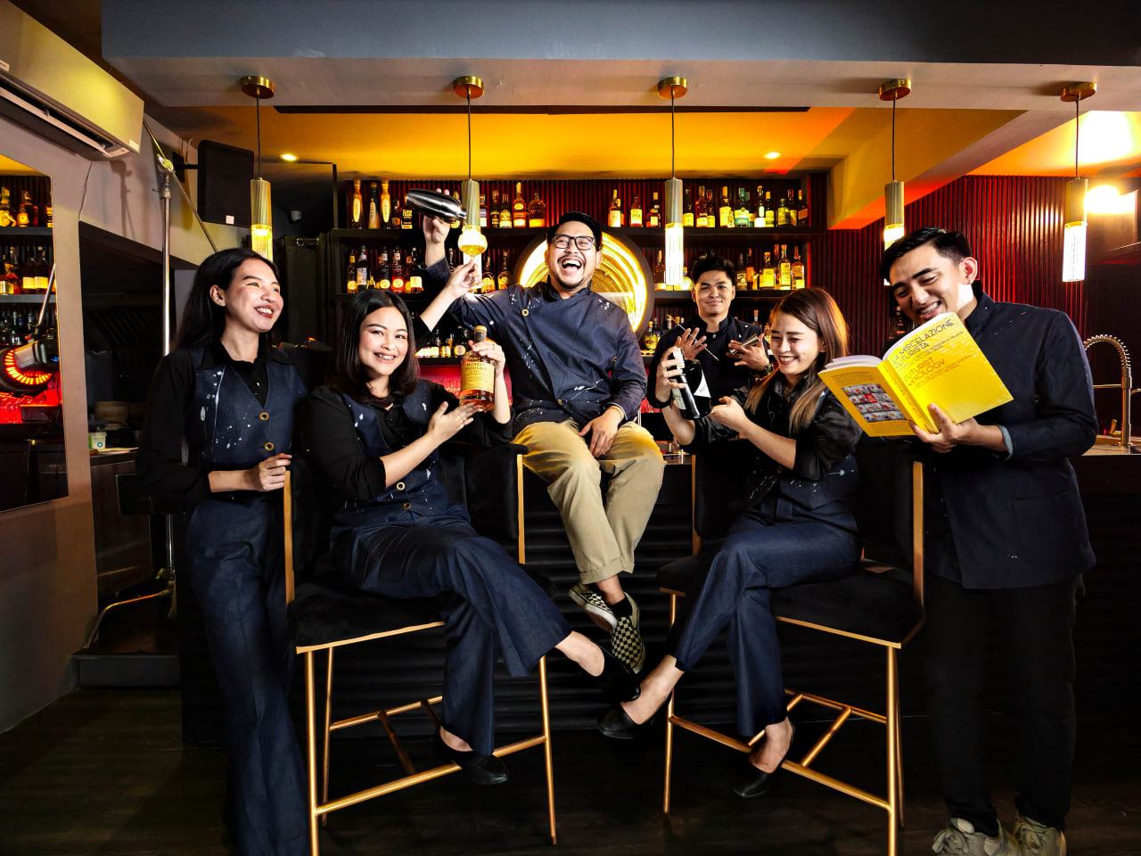 The Bizarre Bar team told a beautiful story through the cocktail degustation