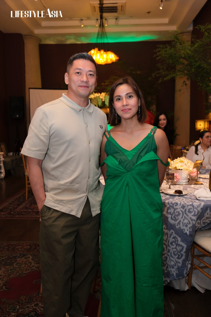 RIGHT: CJ and Lucille Dizon; LEFT: Walter McCaffrey and Janina Dizon