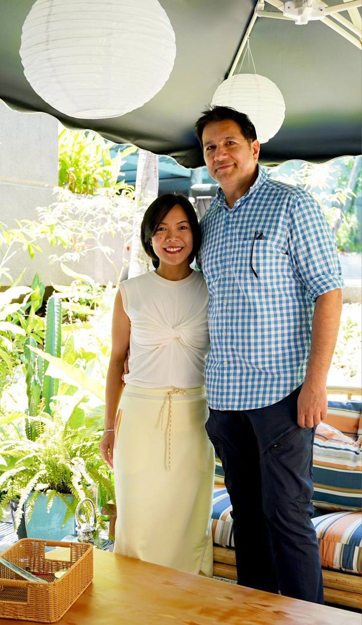 
Yoya Gueco and her husband, Alain Verdier