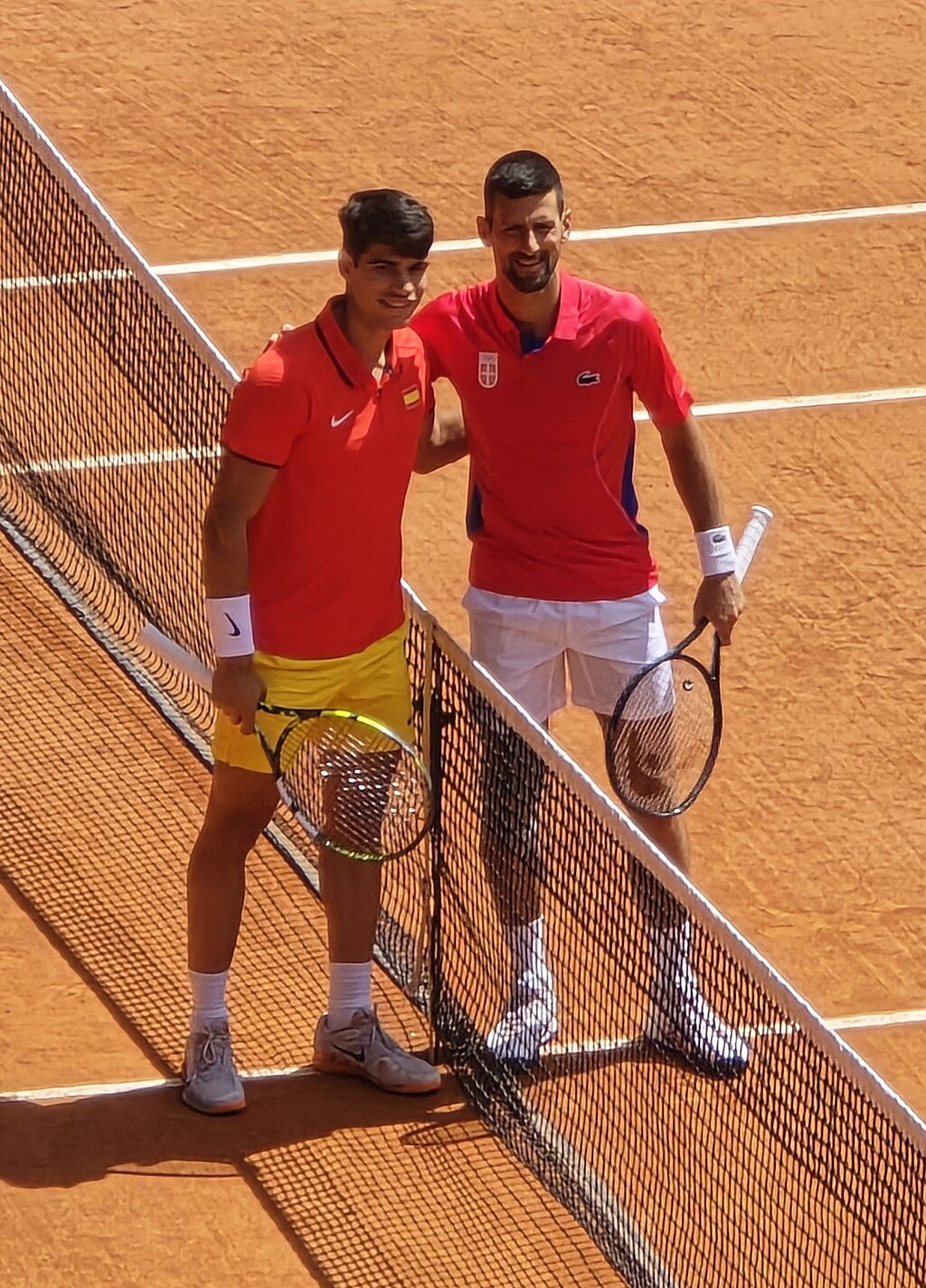 Novak Djokovic and Carlos Alcaraz