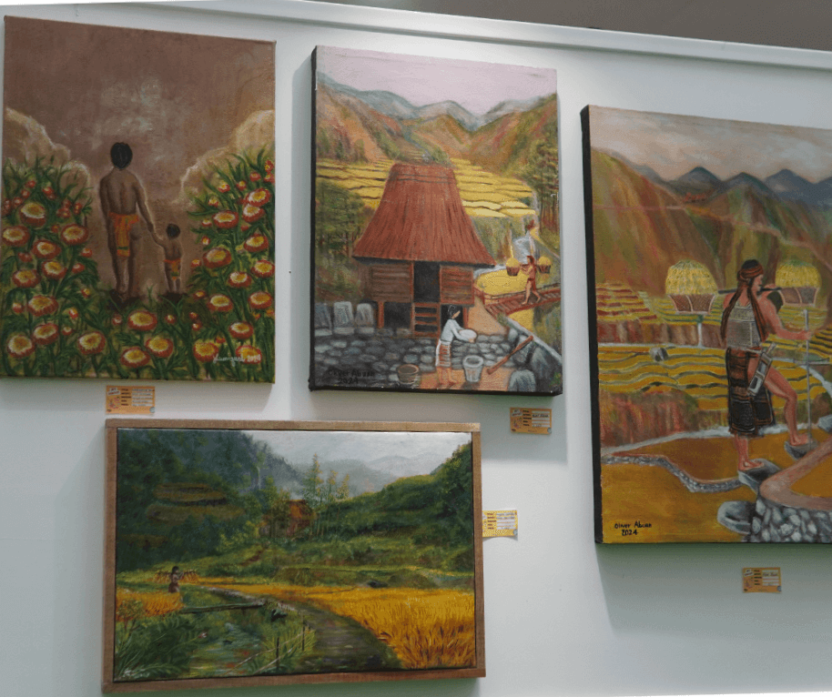 Paintings at the SM Art Market