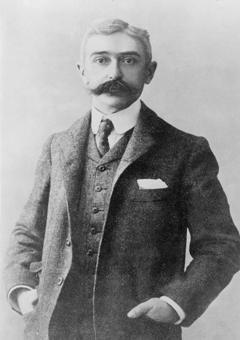 IOC founder, Baron Pierre de Coubertin