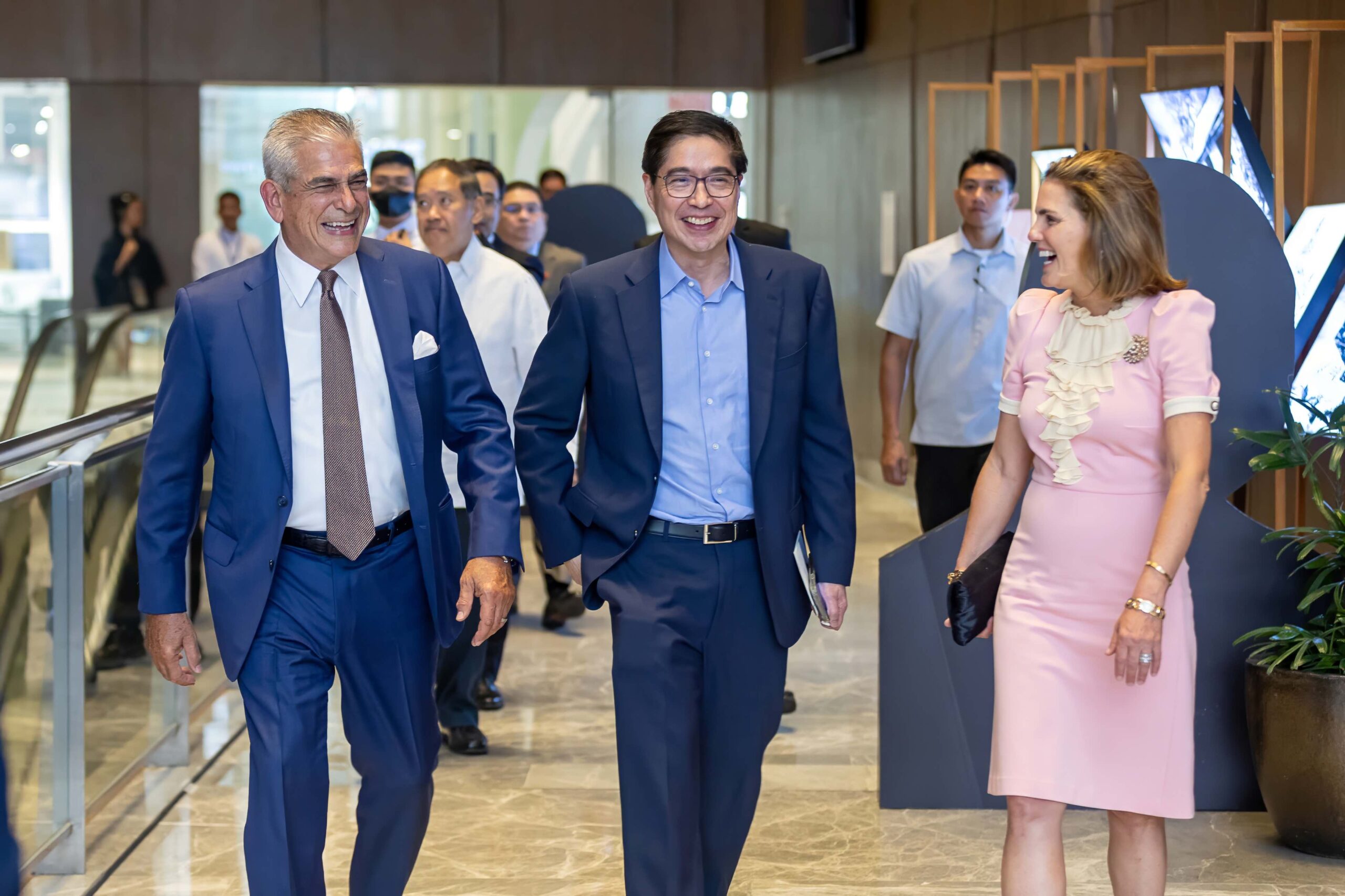 Jaime Augusto Zobel de Ayala, Lance Gokongwei, and Lizzie Zobel