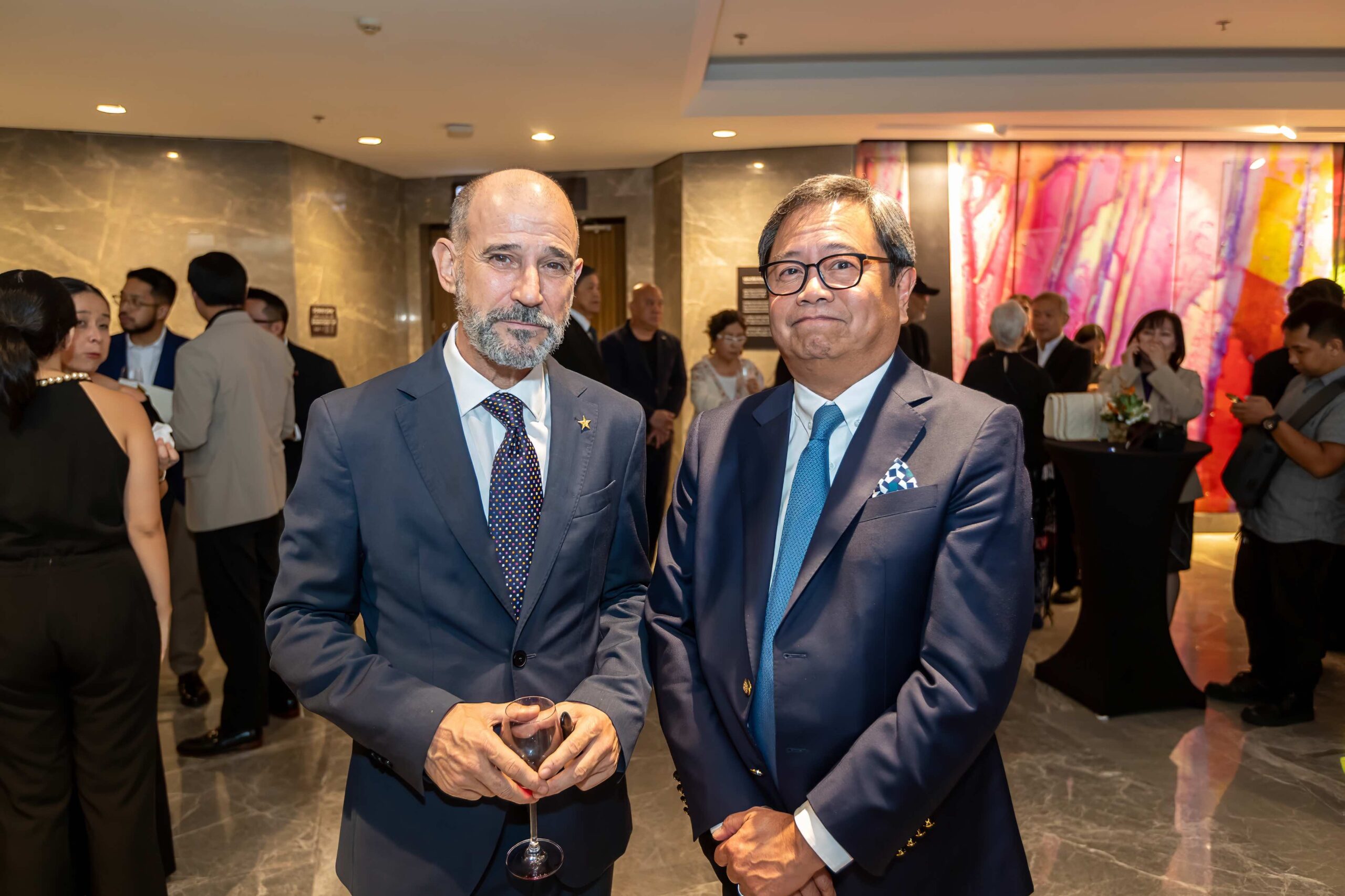 Ambassador of the Kingdom of Spain to the Philippines Miguel Utray and Ayala Corporation President and CEO Cezar Consing