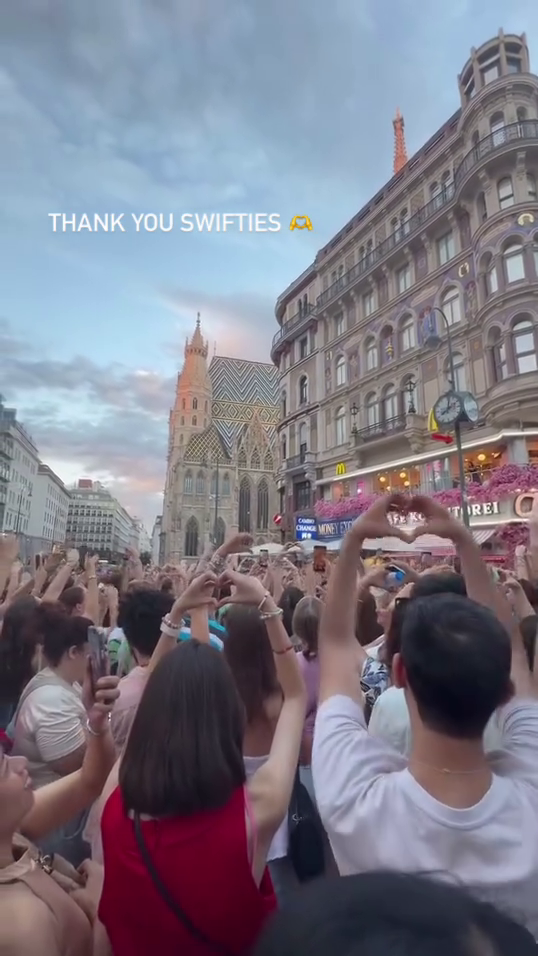 Swifties gather in Vienna