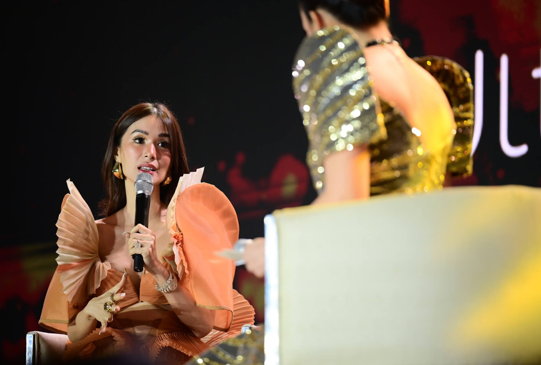 Heart Evangelista sharing her story at the 2024 Tala Awards