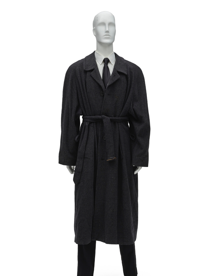 JFK Jr.’s Giorgio Armani overcoat and Calvin Klein tuxedo