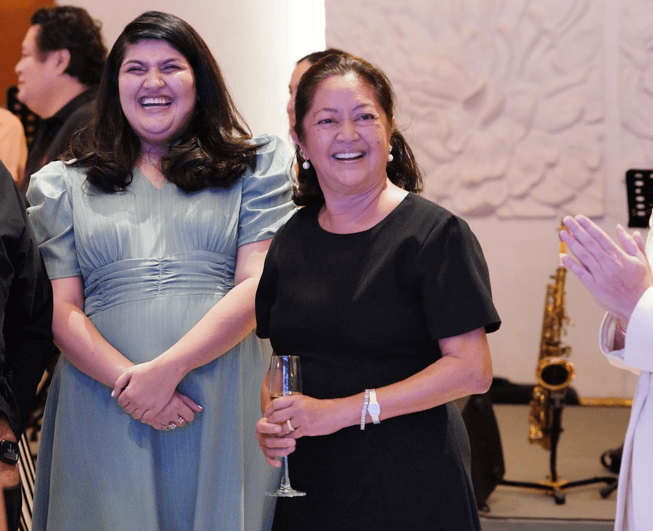 First Lady Liza Araneta Marcos with Next Gen President Nadia Uttamchandani
