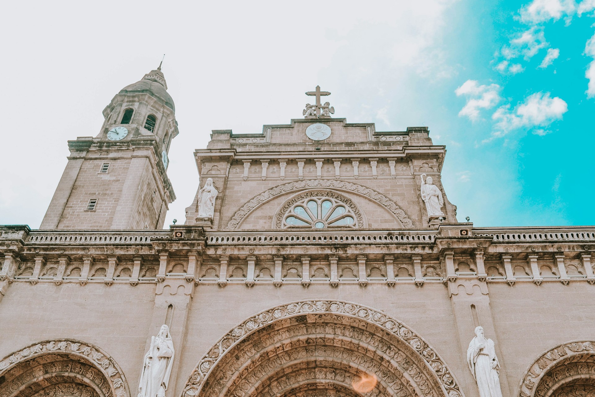 The Manila Cathedral in Intramuros