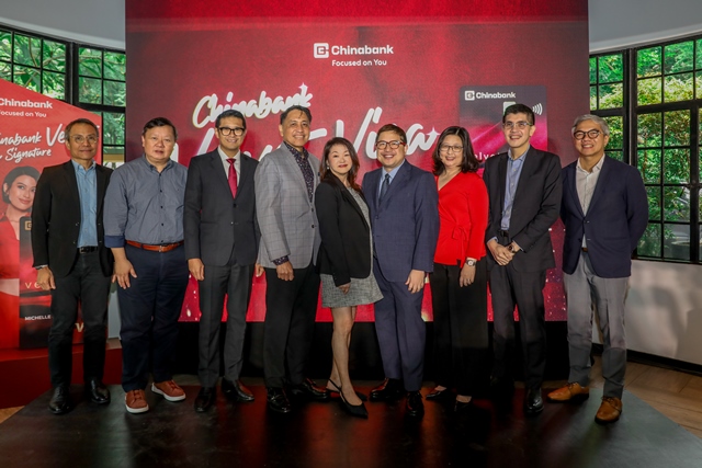 This image has an empty alt attribute; its file name is 3-4.jpg
Chinabank SVP & Chief Innovation and Transformation officer, Delfin Jay Sabido IX; Lucerne Group managing director, Ivan Yao; Visa Philippines country manager, Jeffrey Navarro; Chinabank board of director, Genaro Lapez; Chinabank board of director, Claire Anne Yap; Chinabank EVP & Consumer Banking segment head, Aloysius Alday, Jr.; Chinabank EVP & Financial Markets segment head, Magnolia Luisa Palanca; Chinabank SVP, treasurer & head of Treasury Group, Carmelo Salazar; and president, Chinabank Capital Corporation, Ryan Tapia
