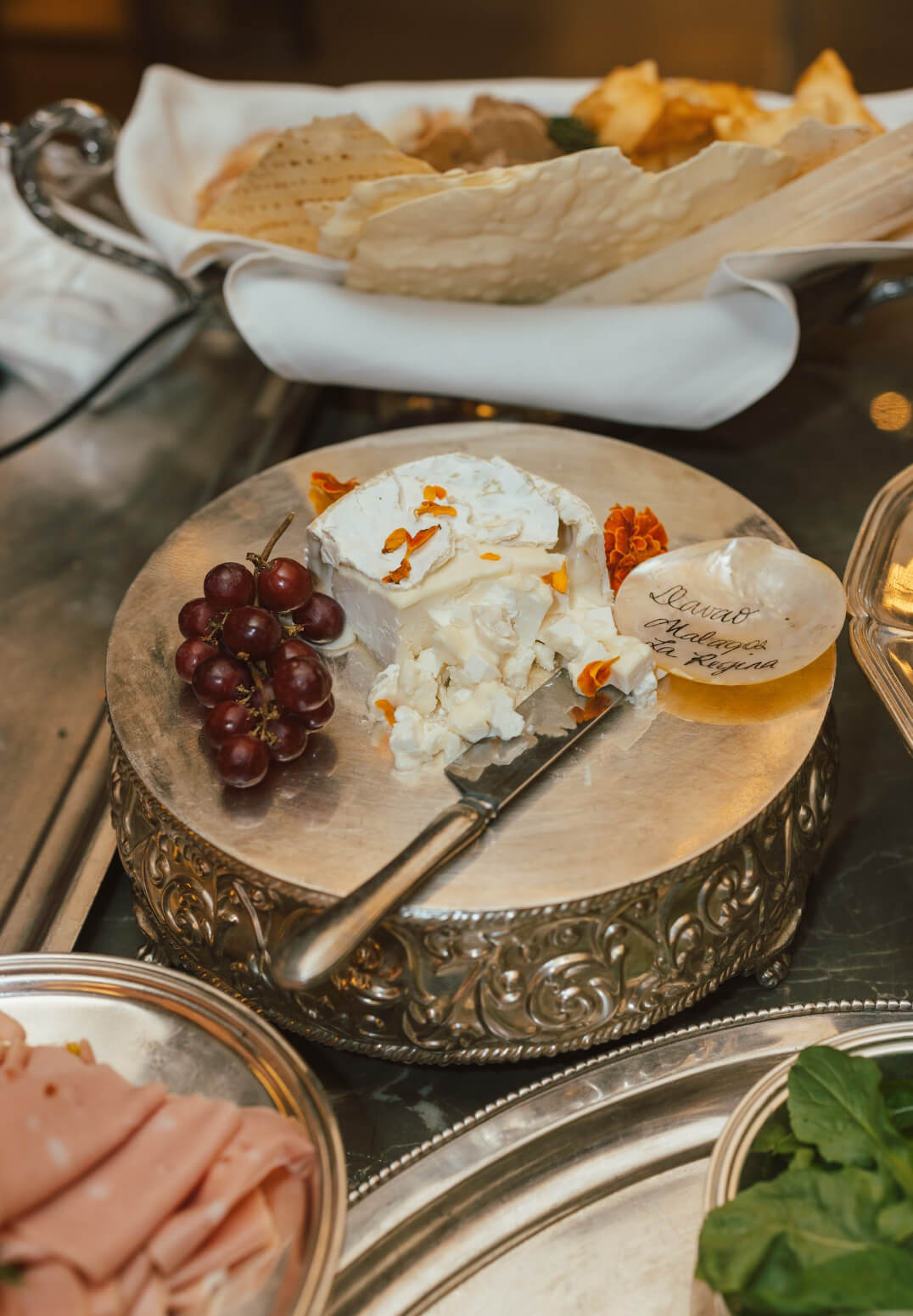 Davao Malagos La Regina; Organic Chicken Binakol; Mortadella and Salami Spianata; Breaded Zucchine; Proscuitto Galloni