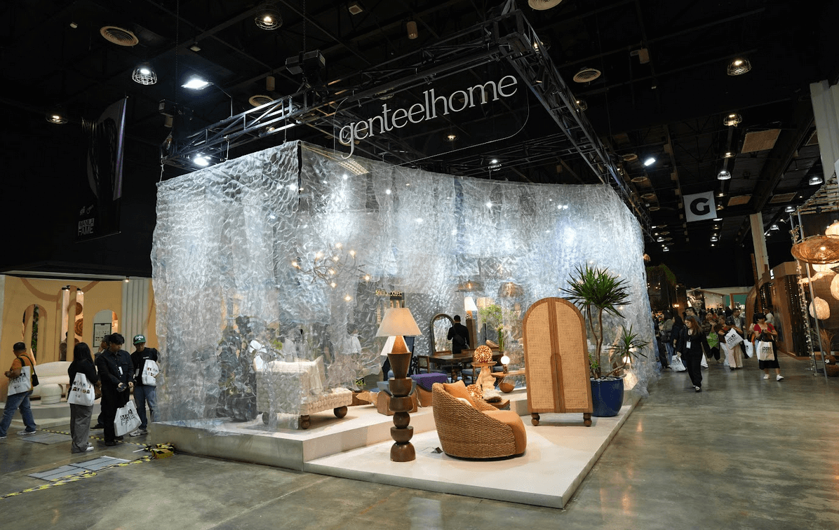 The Genteel Home booth at Manila FAME 2024, designed by architect Royal Pineda