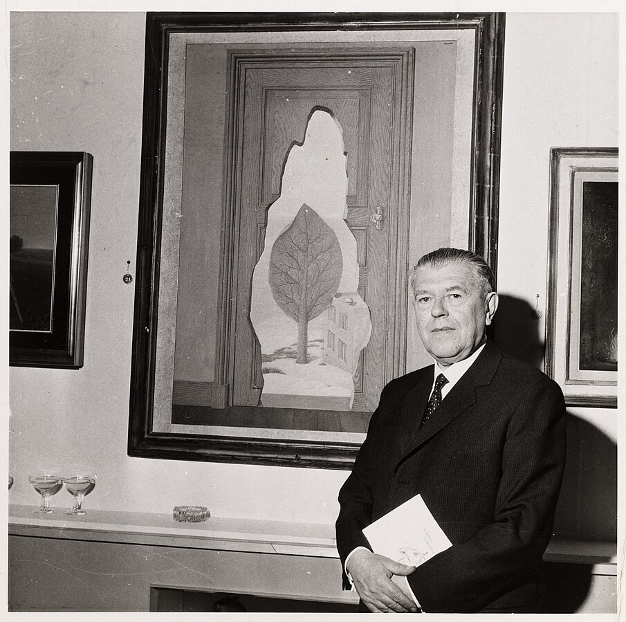 Belgian surrealist René Magritte