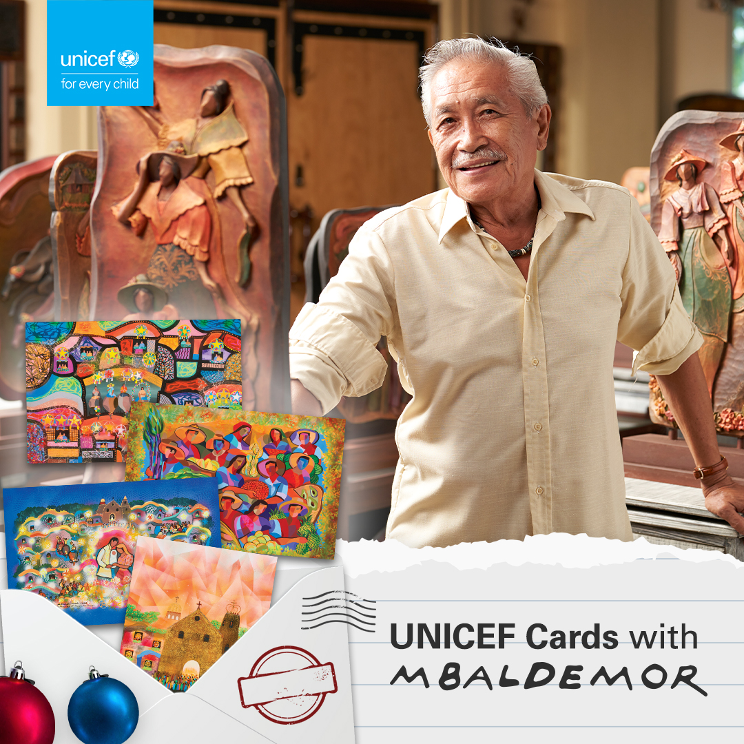 Manuel "Manny" Baldemor is 2024's UNICEF Christmas Cards artist