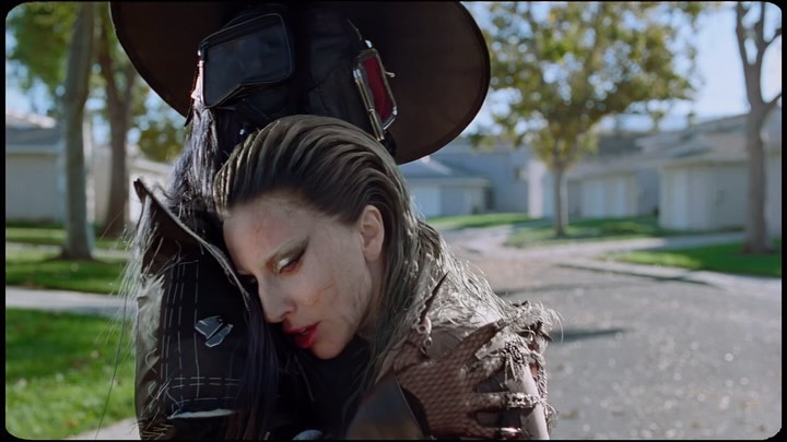 A still from Lady Gaga's "Disease" music video