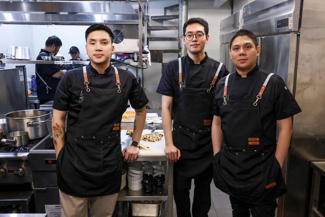 Chefs Alphonse Sotero, Carlos Jasper Tigas, and RJ Ramos Project Vino Reserve PVR