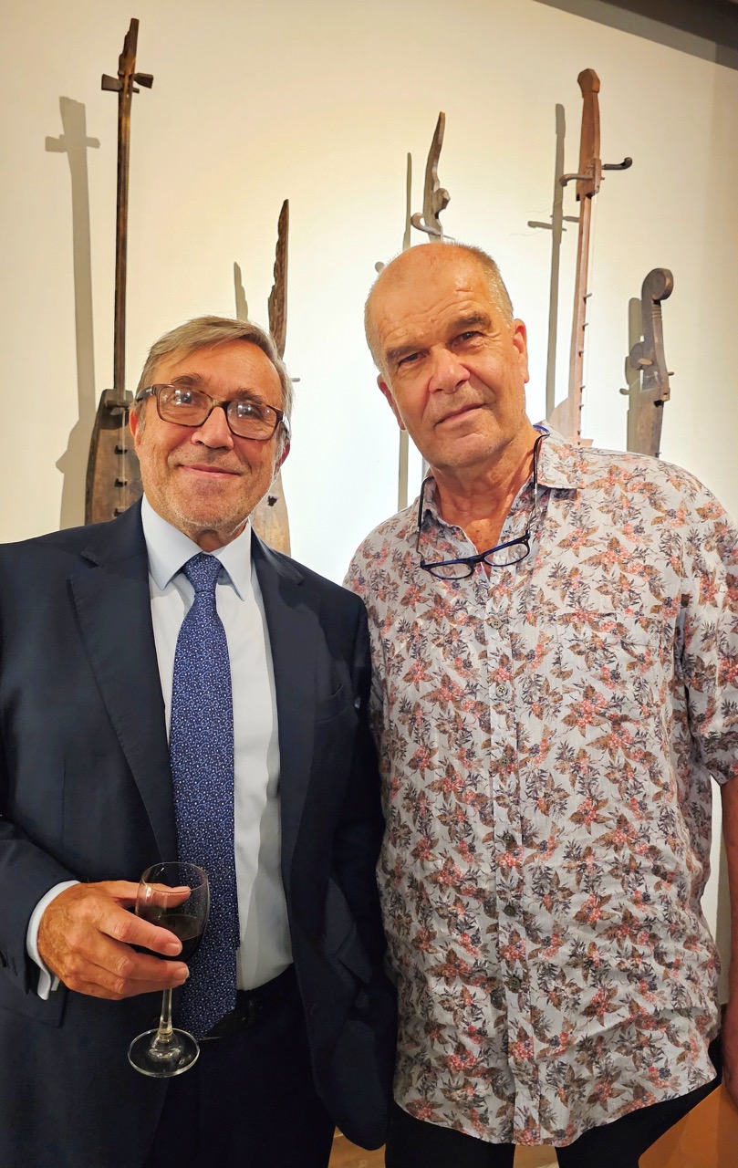 H. E. Agentine Ambassador Ricardo Bocalandra and Lesster Harvey; Jack Arroyo and Rafael Joseph; Rey Co (managing director at Hightower, Inc.) and Pablo Ramirez (chef de cuisine of Makati Shangri-La); Yvette Fernandez and Leandro Waisman (Deputy Head of Mission); Katrina Calderon and Alessandro Andriolo