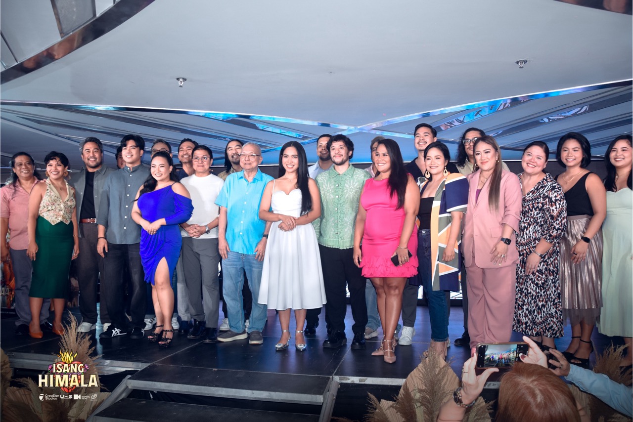 The cast and crew of "Isang Himala" during the film's grand launch