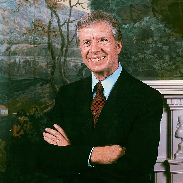 A portrait of President Jimmy Carter by Ansel Adams (1979)