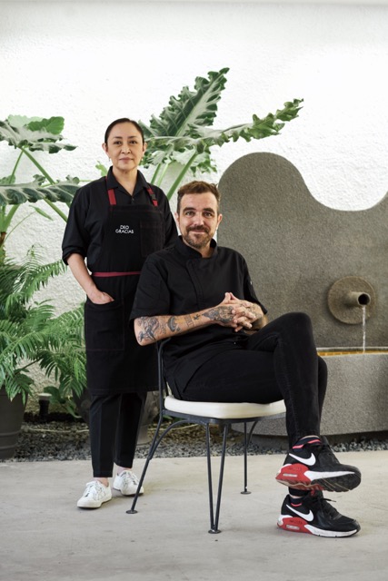 Chefs Heny Sison and Alex Del Hoyo Gómez