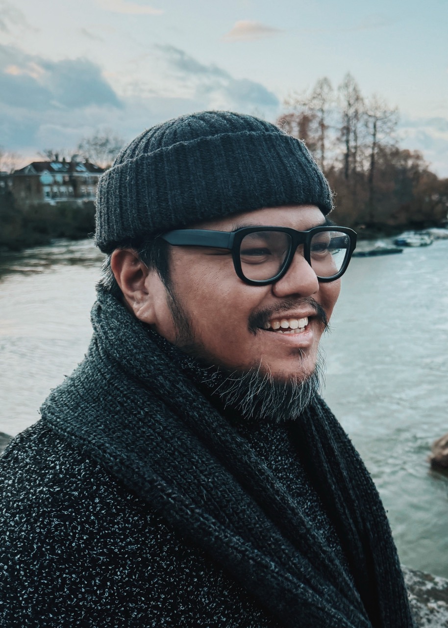 The nine Filipino diaspora artists featured in Lakbay: Lizza May David, Racso Jugarap, Marissa Gonzalez, Wayne Forte, Rose Cameron, Jaclyn Reyes, Jana Benitez, Kulay Labitigan, and Kim Cruz