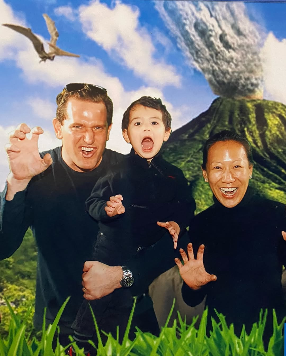 Lynn Ban, Jett Kain, and their son Sebastian