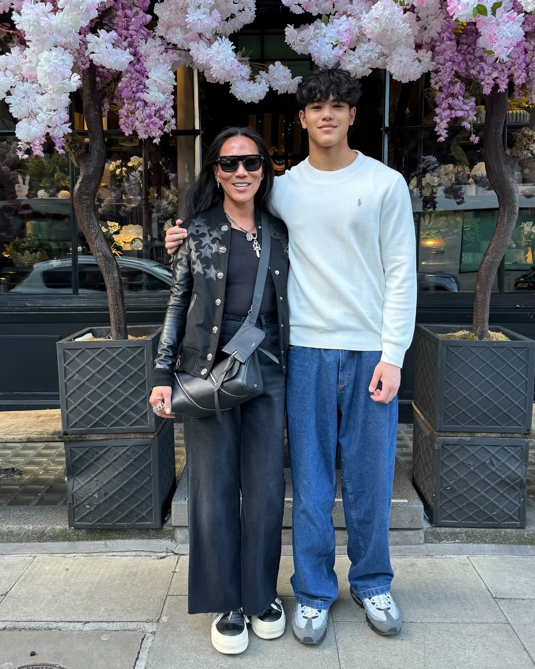 Lynn Ban with her son Sebastian